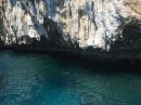 Amazing stalactites in the bay at Ormos Ermones 